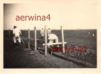 bauen von Drängräben Flugplatz Proßnitz Mähren