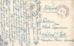 Gand (Gent) La nouvelle poste Feldpostkarte AK