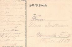 Regimentskarte Jubelfeier des Res. Inf. Rgt. 245 Major von Heygendorff Leipzig