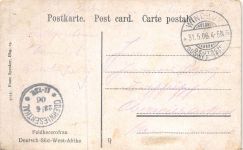 DSWA Deutsch-Südwest-Afrika AK FELDHEREROFRAU gel.Windhuk1906