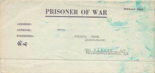 POW Kriegsgefangenschaft Brief USA 2wk 1541 Labor Supervision Company US Army