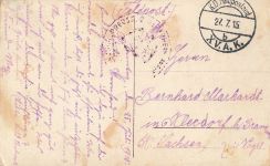 Neue Straße Rue Neuve Wervico, La Douane Francaise Frankreich Postkarte AK 1915