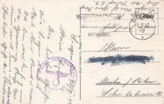 AK Siegen Unteres Schloss Straßenansicht Nordrhein-Westfalen 1941 Postkarte