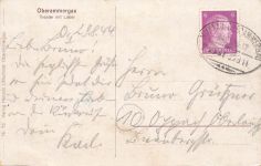 AK Oberammergau Theater Laber Bayern 1944 gelaufen Postkarte