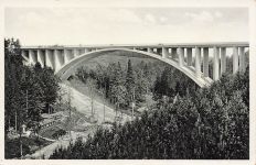 AK Hermsdorf Reichsautobahnbrücke Teufelstalbrücke Thüringen Postkarte