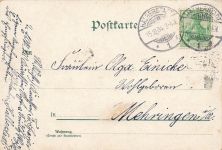 AK 1.WK Die deutschen Eisenreiter Kavallerie 1904 gelaufen Patriotika Postkarte