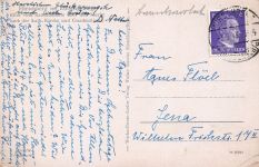 AK Hirschberg Kirche Drogerie Schlesien Riesengebirge 1943 gelaufen Postkarte