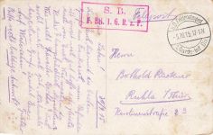 AK 1.WK In der Heimat gibts ein Wiedersehen Soldaten 1915 Patriotika Postkarte