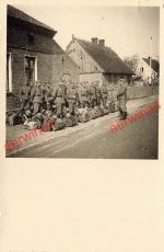 Soldaten letzte Appell in Deutschland Fahrt an die Ostfront