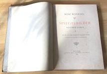 Spiegelbilder aus dem Leben von Rene Reinicke Kupferdruck nach Ölmalerei 1890