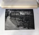 Spiegelbilder aus dem Leben von Rene Reinicke Kupferdruck nach Ölmalerei 1890