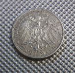 Deutsches Reich 2 Mark 1904 Friedrich Grosherzog von Baden G Silber