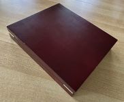 Leer Holz Etui Holzmünzbox für 16 Münzen Medaillen