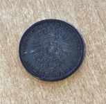 Kaiserreich 5 Mark Wilhelm I Preussen 1874 A Silber vz