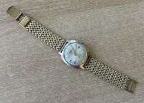 Herren Armbanduhr Glashütte Spezimatic mit Datumsanzeige Goldplaque 26 Rubis