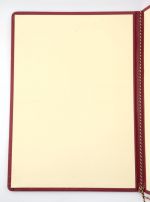 DDR Urkundenmappe leer Bezirksbehörde Deutsche Volkspolizei Magdeburg