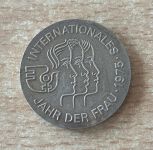 DDR 5 Mark 1975 InternationalesJahr der Frau Gedenkmünze
