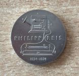 DDR Münze 5 Mark 1974 Philipp Reis