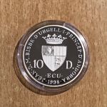 Andorra 10 Diners 1998 Claudio Monteverdi PP Silber Ecu mit Zertifikat