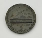 DDR Medaille Einweihung der Sternwarte, 600 Jahre Drebach, Numismatik Zschopau