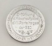 DDR Medaille Qualitätsarbeit Erfüllung der Hauptaufgabe VIII. Parteitag der SED