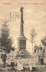 Denkmal auf den Spicherer Höhen in Saarbrücken Saarland Postkarte AK 1915