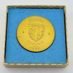 DDR Medaille VEB Vogtländische Kunstlederfabrik Werk Treuen