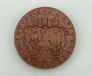 DDR Porzellan Medaille Hochstift Meissen 968 - 1968