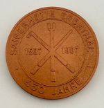 DDR Medaille 450 Jahre Saigerhütte Grünthal