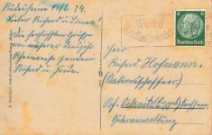 Burg Rheinstein Trechtingshausen Rheinland-Pfalz Postkarte AK 1934