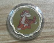 Disney Das Dschungelbuch Shire Khan farblich Medaille