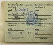 DDR Fahrerlaubnis Führerschein + Berechtigungsschein, Leipzig 1972