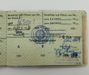 DDR Fahrerlaubnis Führerschein + Berechtigungsschein, Leipzig 1972