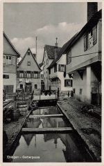 AK Ebingen Gerbergasse Baden-Württemberg ungelaufen Postkarte