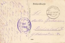 AK 1.WK Galizien Kirche Ziehbrunnen Soldaten Polen 1917 gelaufen Patriotika