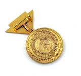 DDR Reservistenabzeichen der Nationalen Volksarmee in Gold