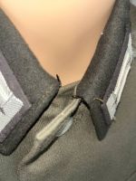 DDR NVA Uniformjacke Offizier Mot-Schützen Gr. g48 1970 schwarzer Kragen