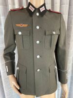 DDR NVA Uniformjacke Mannschaften Artillerie Gr. g44 1971 schwarzer Kragen