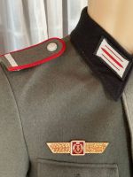 DDR NVA Uniformjacke Mannschaften Artillerie Gr. g44 1971 schwarzer Kragen