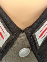 DDR NVA Uniformjacke Mannschaften Artillerie Gr. g44 1971 schwarzer Kragen