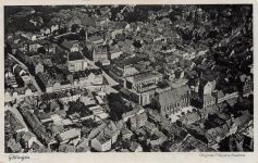 AK Göttingen Fliegeraufnahme Stadtansicht Niedersachsen 1941 gelaufen Postkarte