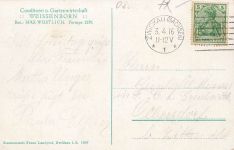 Zwickau Weissenborn Cafe Weisenborn Conditorei & Gartenwirtschaft AK Postkarte