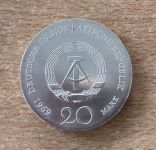 DDR 20 Mark Johann Wolfgang von Goethe 1969 Silber Gedenkmünze