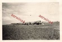 Abgeschossenes russ. Flugzeug vor Kiew Ukraine Ostfront