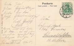 AK Erfurt Wiener Cafe Thüringen 1907 gelaufen Postkarte