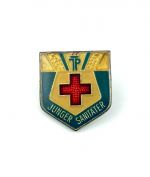 DDR Abzeichen JP im Deutschen Roten Kreuz Junger Sanitäter Silber