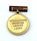 DDR Medaille Verbandsauszeichnung Jungaktivist Hellblau emailliert mit Etui
