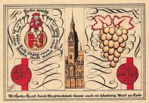 1 Mark Notgeld HAMBURG Ratsweinkeller Robert Hahn