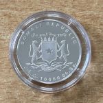 Somalia 10.000 Shilling 1998 Antilope Silber PP Zertifikat Tierwelt