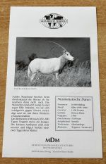 Somalia 10.000 Shilling 1998 Antilope Silber PP Zertifikat Tierwelt